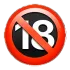 18+ Icon